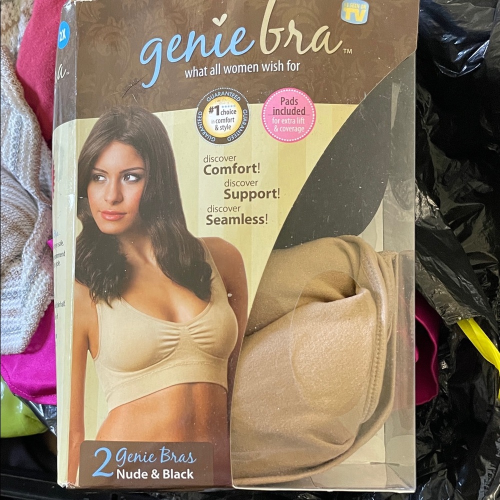 Genie Bra Seamless Comfort Bra - Nude